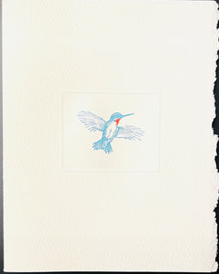 HUMMINGBIRD Foldover Note