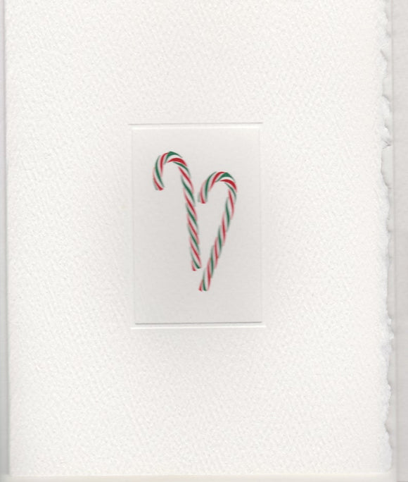 Candy Canes FOLDOVER NOTE = 4 1/8 x 5 1/4