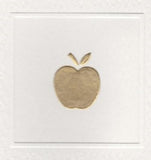 Gold Apple Foldover Note
