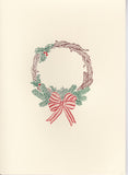 HE 672 Holiday Card - Grapevine Wreath