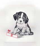 HE 302 Holiday Card - Puppy with Packages