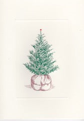 HE 460 Holiday Card:  BURLAP TREE