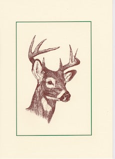 HE 492 Holiday Card - Head of Deer