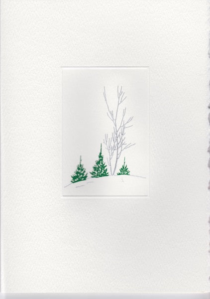 HE 728 Holiday Card:  WINTER TREES