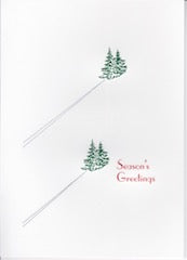 HE 730 Holiday card: Pine Trees/Season's Greetings Holiday card