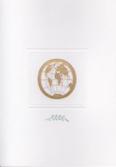 HE 742 Holiday card - Globe/Olive Branch