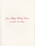 HE 828 HOLIDAY CARD - Holly and Berry Scroll