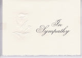 In Sympathy w/ Embossed Lillies