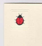 Lady Bug Notecard