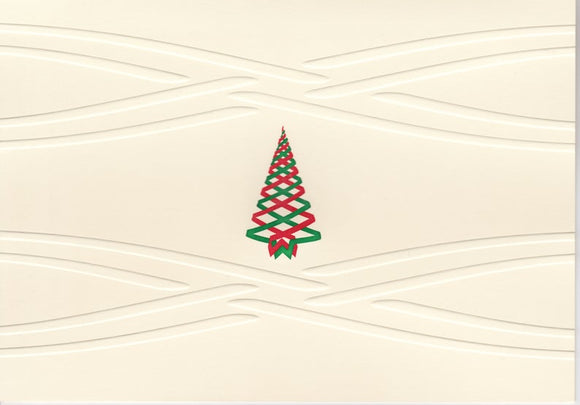 HE 723 Holiday Card -The Ribbon Tree