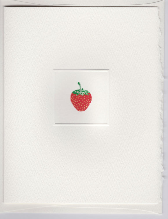 Strawberry Foldover Note