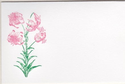 Lily Foldover Placecard