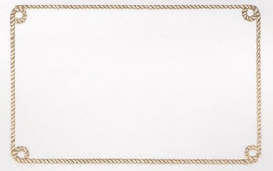 Rope Border Placecard