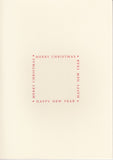 Holiday Photo Greeting Card Folder - 4 Corner Holly