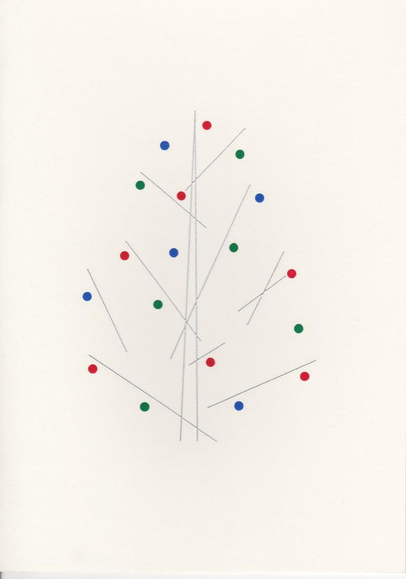 HE 219 Holiday Card - Abstract Tree