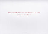HE 777 Holiday Card - Row of Snowflakes